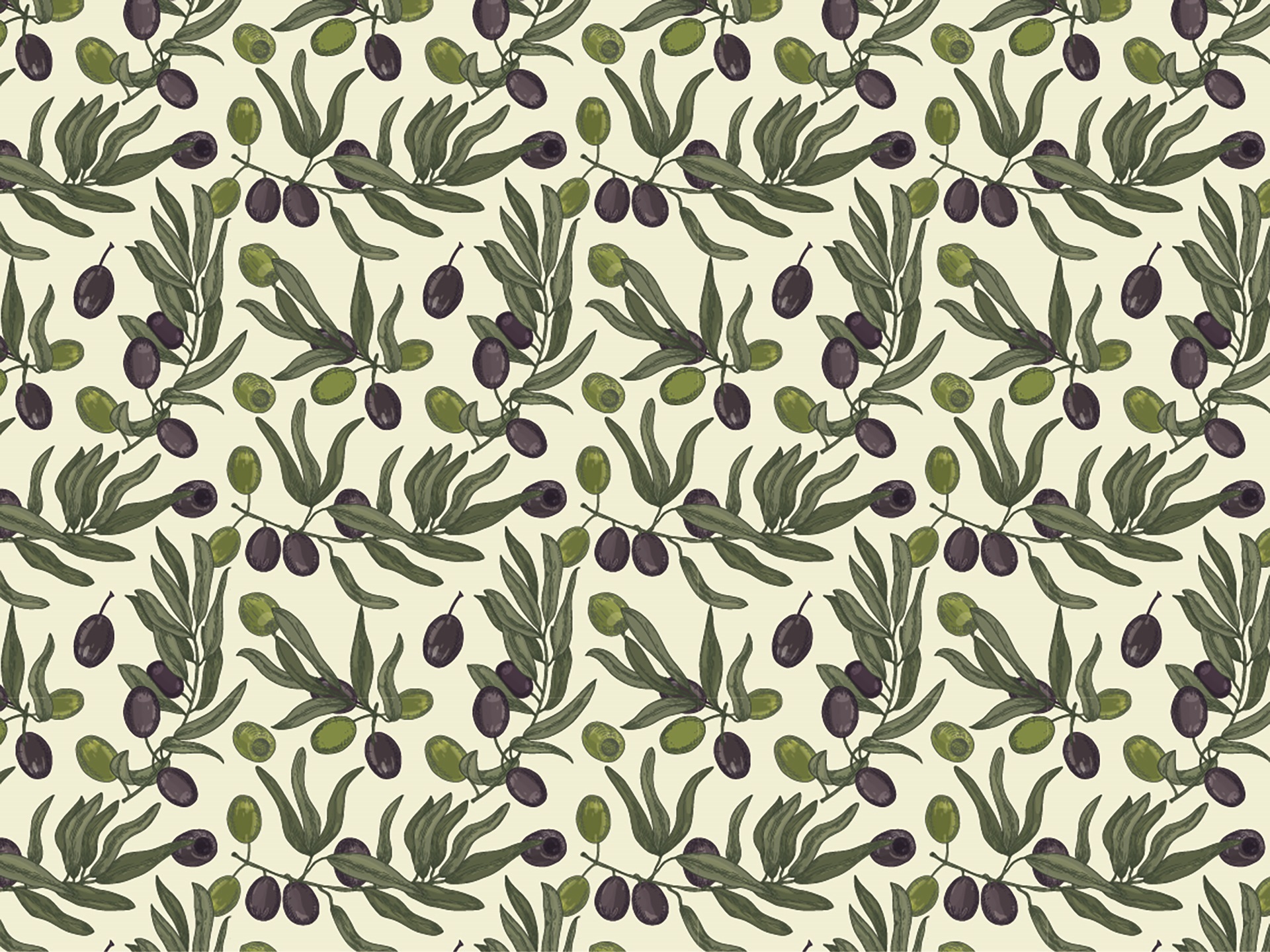 Pattern olive beige