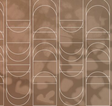 Carta da parati archi tuffo, capsule collection Collezioni d'autore di Manarti in collaborazione con Silvia Orlandi Interior Designer