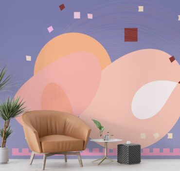 Carta da parati L'ha fatto papà, capsule collection Collezioni d'autore di Manarti in collaborazione con Luca Celiberti Designer