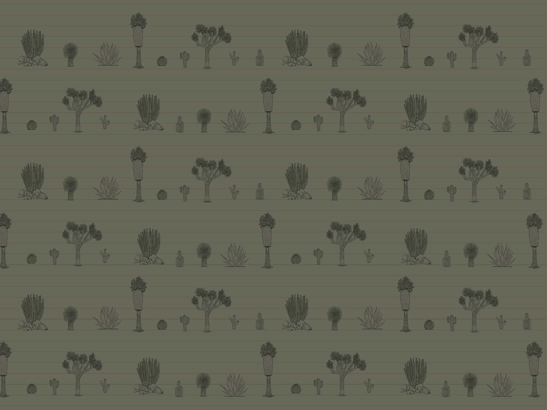 Desert.small.green.split.line.green80 Joshua palm springs small è una carta da parati realizzata da Lucia Simonetti in collaborazione con Manarti