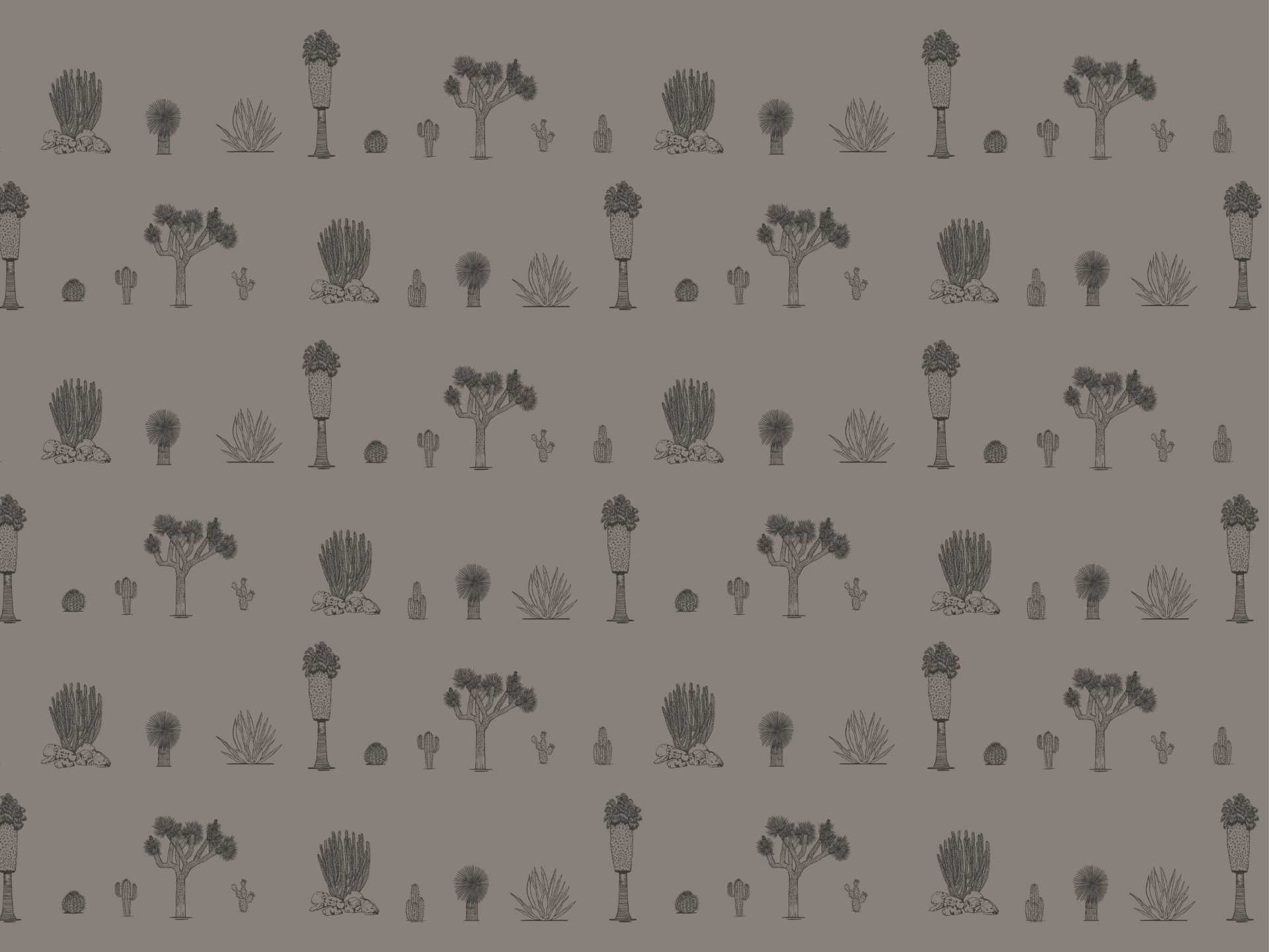 Desert.small.grey.blank.line.grey80 Joshua palm springs small è una carta da parati realizzata da Lucia Simonetti in collaborazione con Manarti