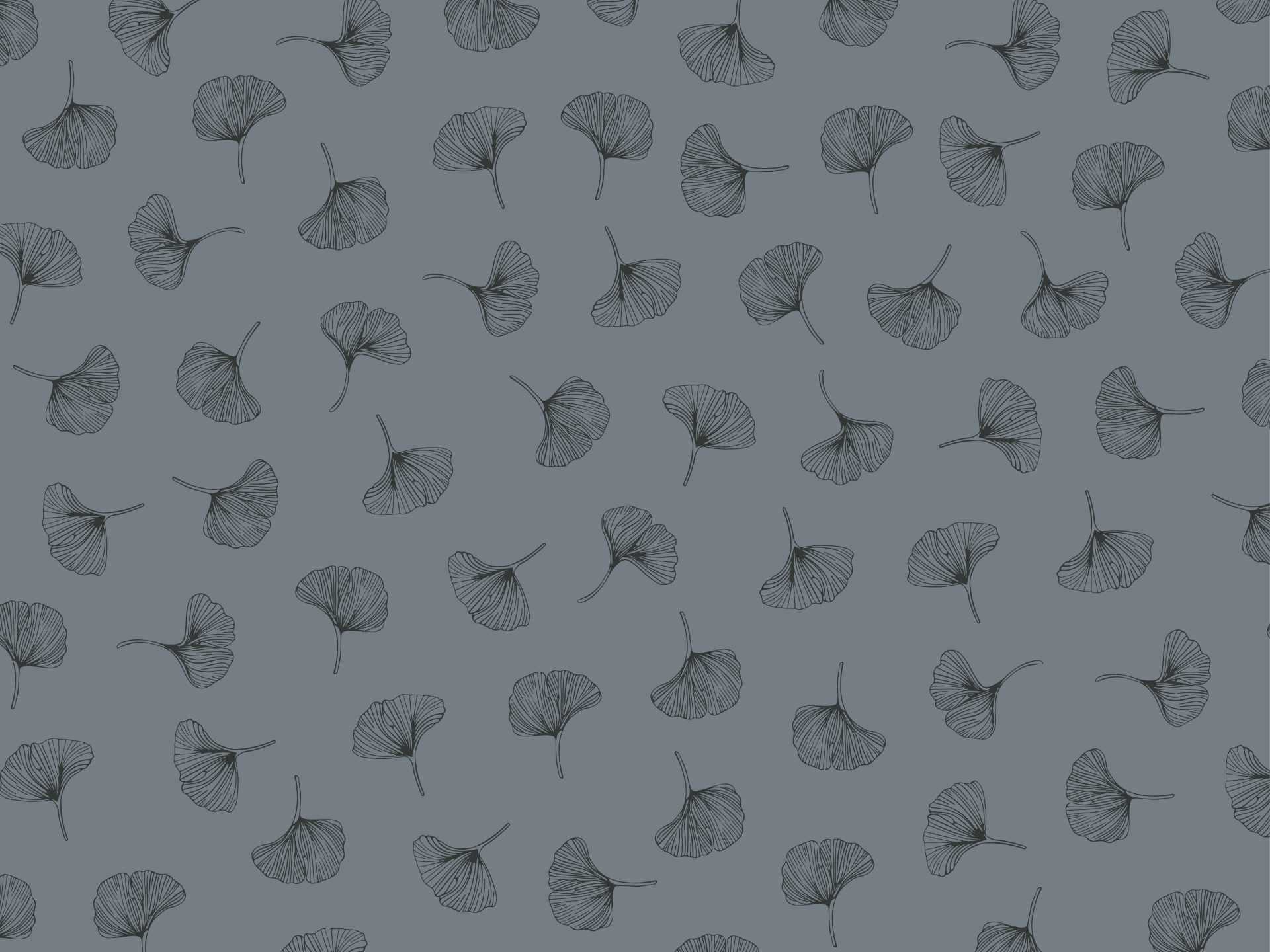 Ginkgo.biloba.blue.blank.line.blue80 Ginkgo biloba è una carta da parati realizzata da Lucia Simonetti in collaborazione con Manarti