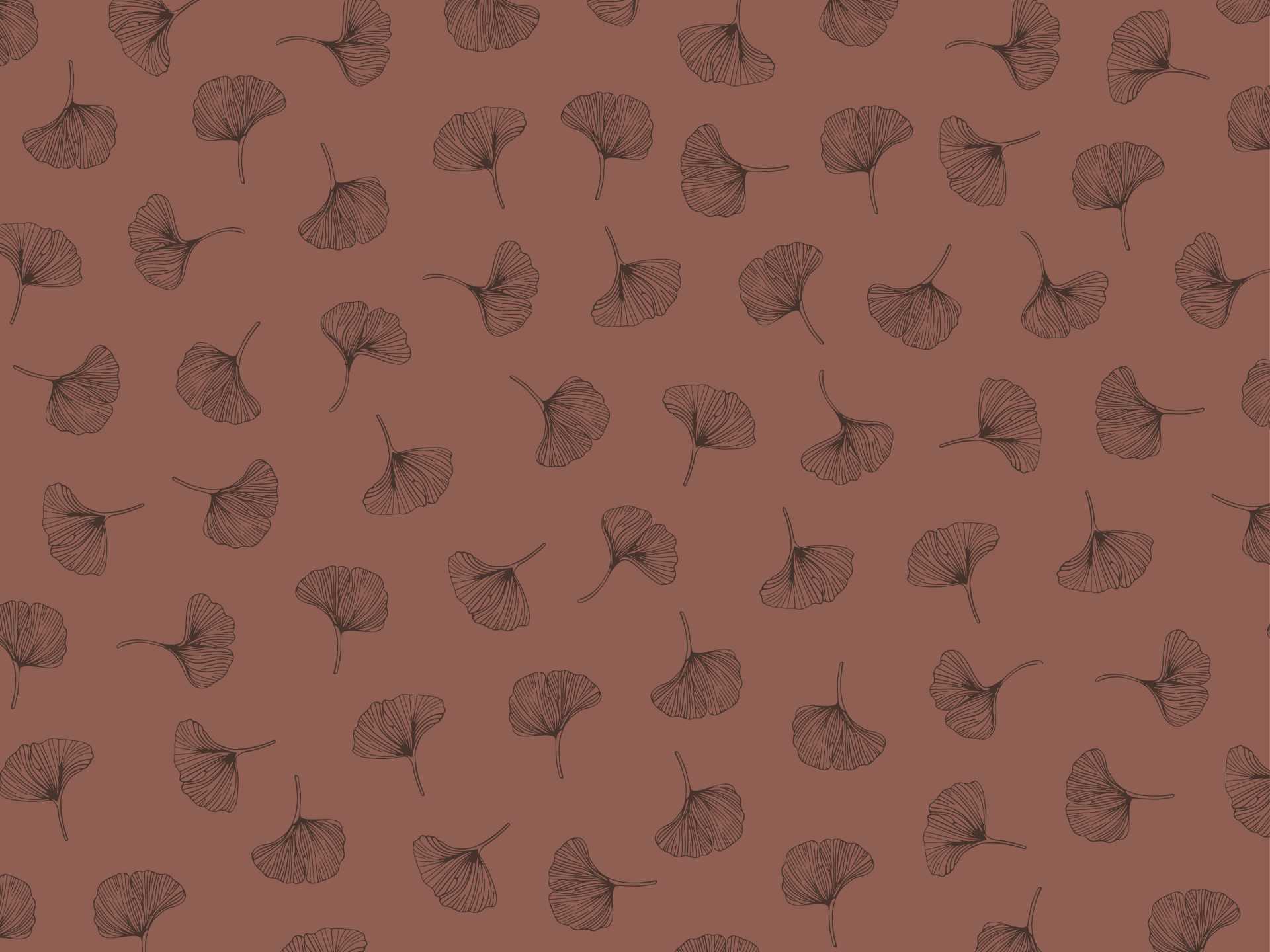 Ginkgo.biloba.red.blank.line.red75 Ginkgo biloba è una carta da parati realizzata da Lucia Simonetti in collaborazione con Manarti