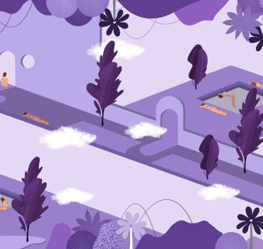 Mondo monocromatico è una carta da parati realizzata da Sarapi in collaborazione con Manarti