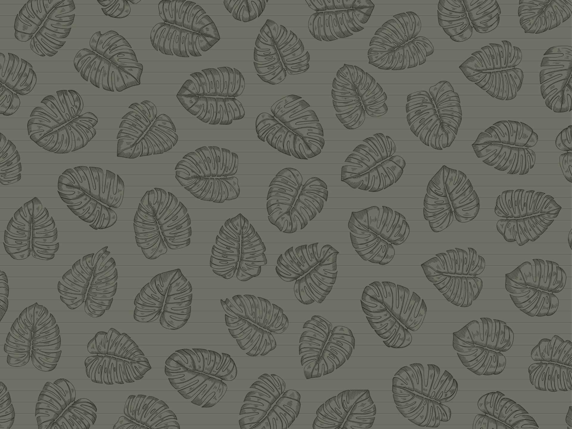 Monstera.green.split.line.green80 Monstera è una carta da parati realizzata da Lucia Simonetti in collaborazione con Manarti