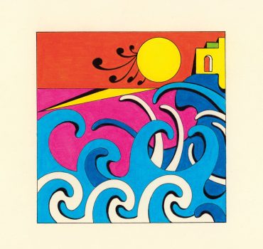 Tramonto Estivo è una carta da parati realizzata da Pasquale Buonasora in collaborazione con Manarti