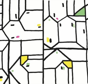 Città capovolta è una carta da parati realizzata da Manarti