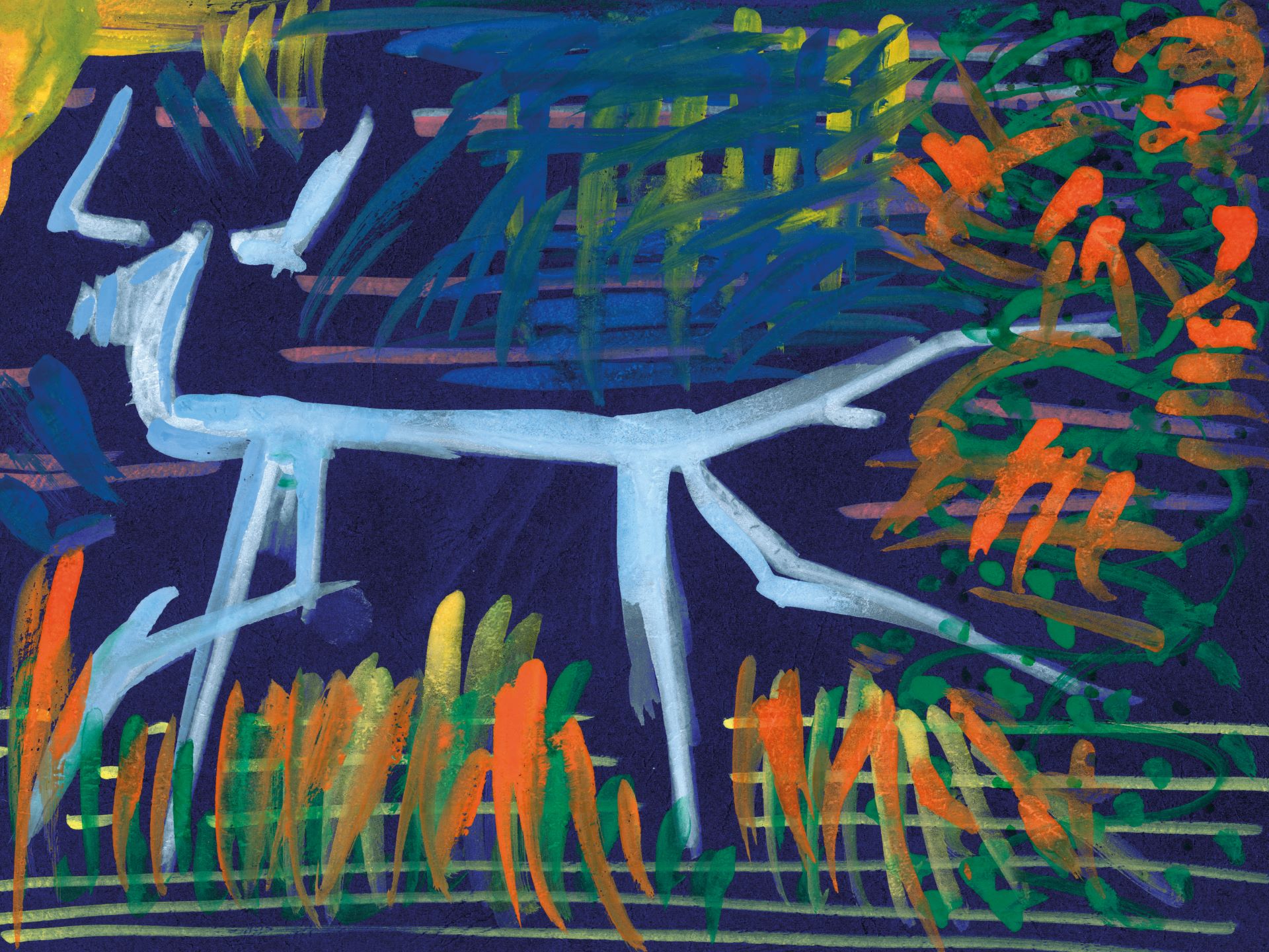 Serenità_selvatica_1_carta_da_parati Serenità selvatica è una carta da parati realizzata da Giovanni Montella in collaborazione con Manarti