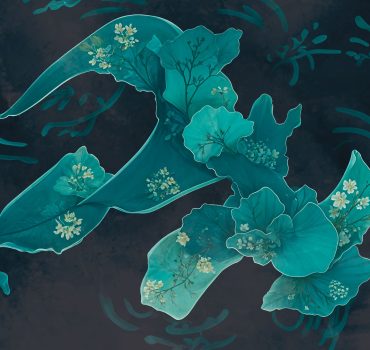 Natura fluttuante è una carta da parati realizzata da Manarti