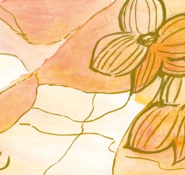 Watercolor flower è una carta da parati realizzata da Manarti