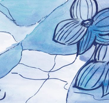 Watercolor flower è una carta da parati realizzata da Manarti