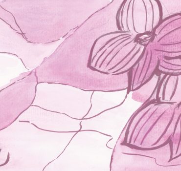 Watercolor flower è una carta da parati realizzata da Manarti