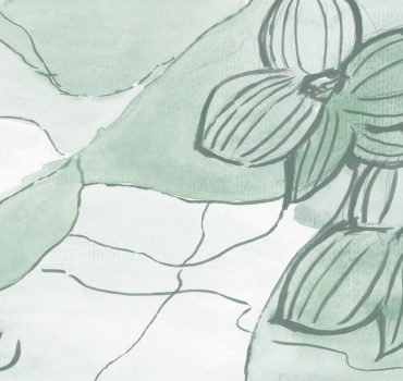Watercolor flower è una carta da parati realizzata da Manarti