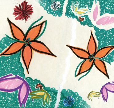 Fiori e farfalle è una carta da parati realizzata da Manarti