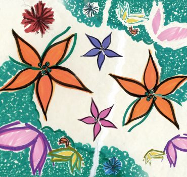 Fiori e farfalle è una carta da parati realizzata da Manarti
