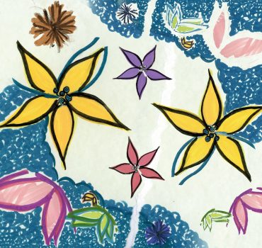 Fiori e farfalle è una carta da parati realizzata da Manarti