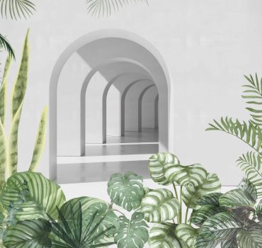 Il giardino di Dora è una carta da parati realizzata da Manarti