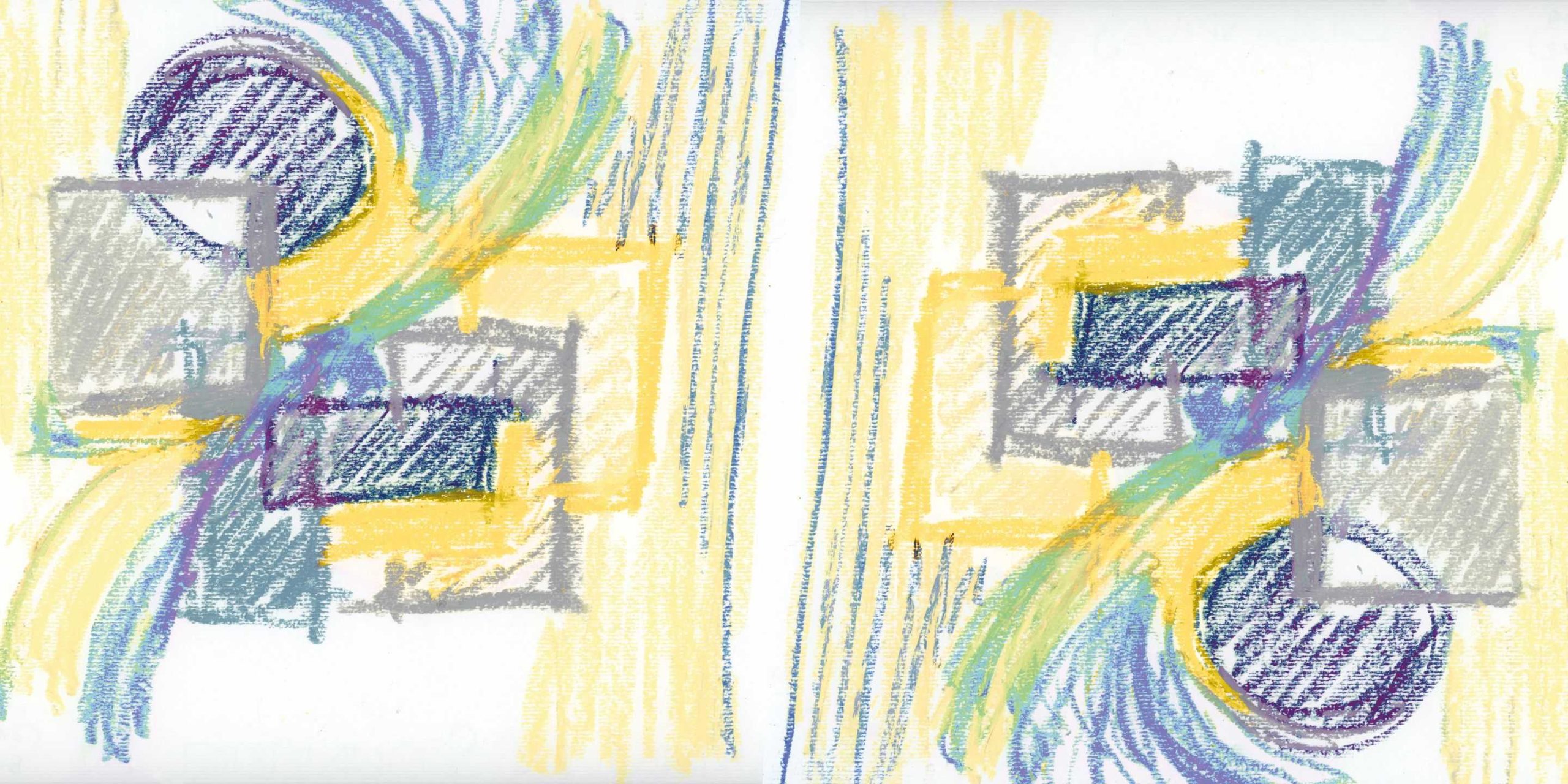 Z939.1 Pastelli in danza Pastelli in danza è una carta da parati realizzata da Manarti durante il Workshop presso la nostra rivendita Abitare il bagno a Trani