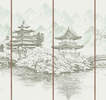 Nihongo è una carta da parati realizzata da Manarti