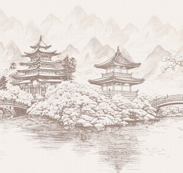 Nihongo è una carta da parati realizzata da Manarti