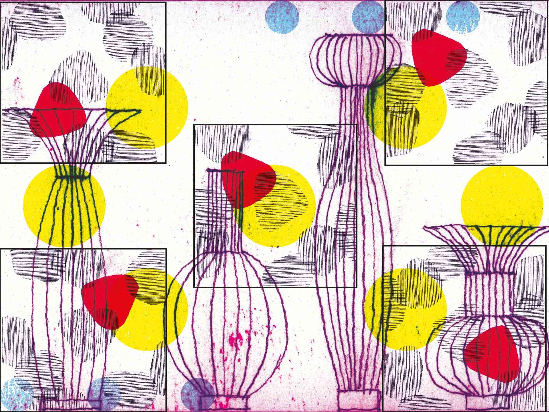 Z943.1 Giallo Rosso e linee (WORKSHOP)