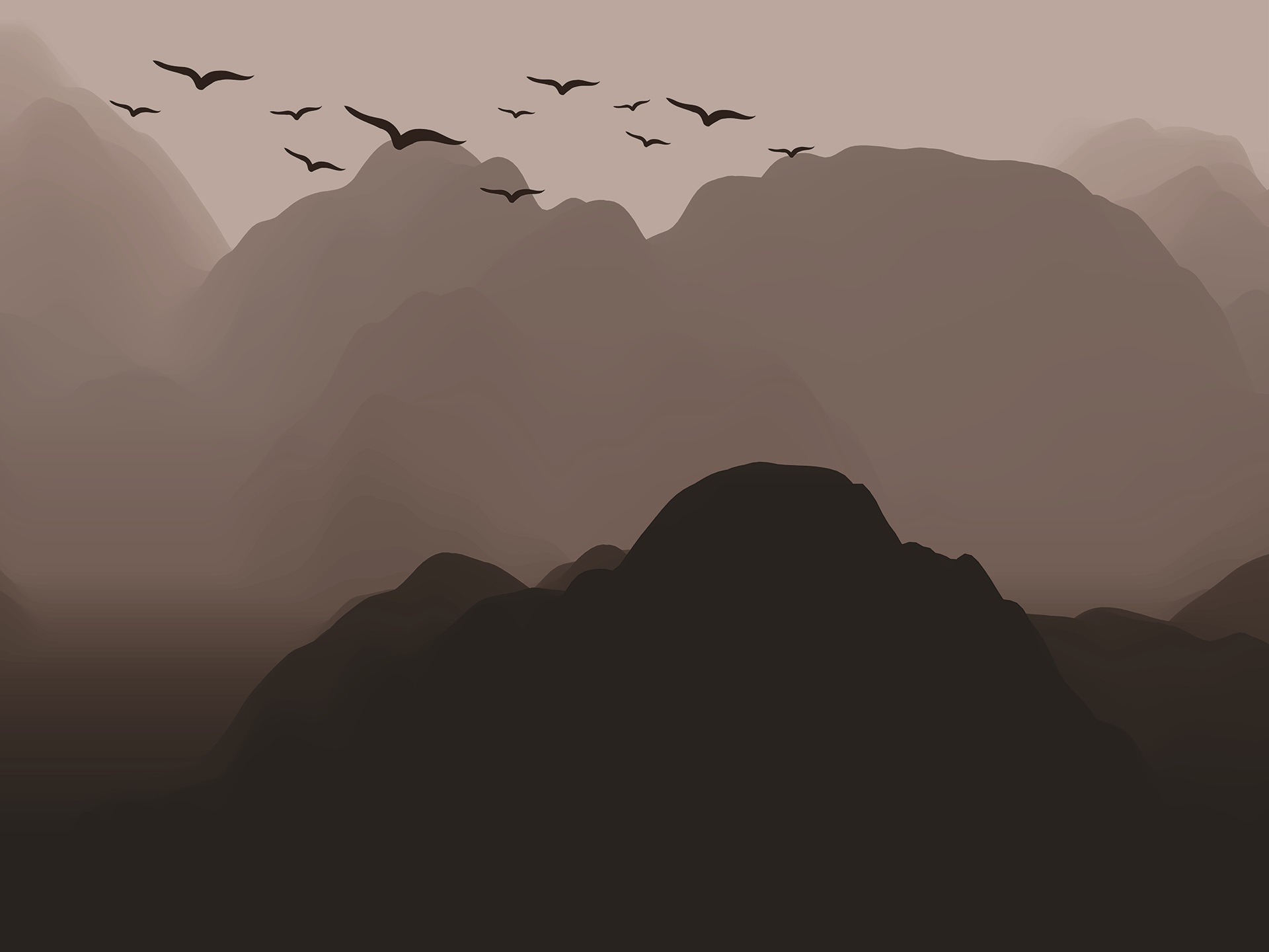 Montagne grigio