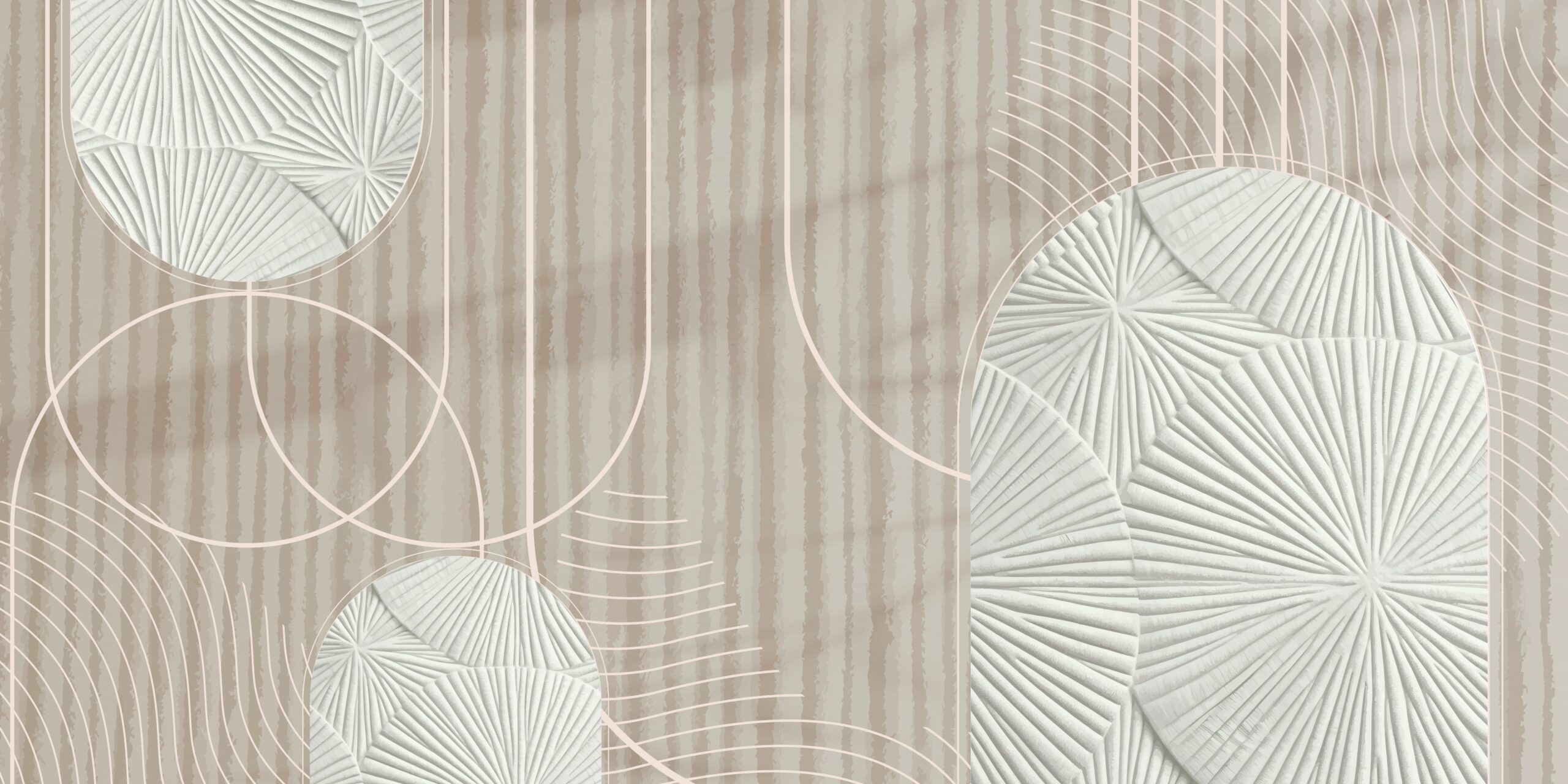 Carta da parati archi terra, capsule collection Collezioni d'autore di Manarti in collaborazione con Silvia Orlandi Interior Designer