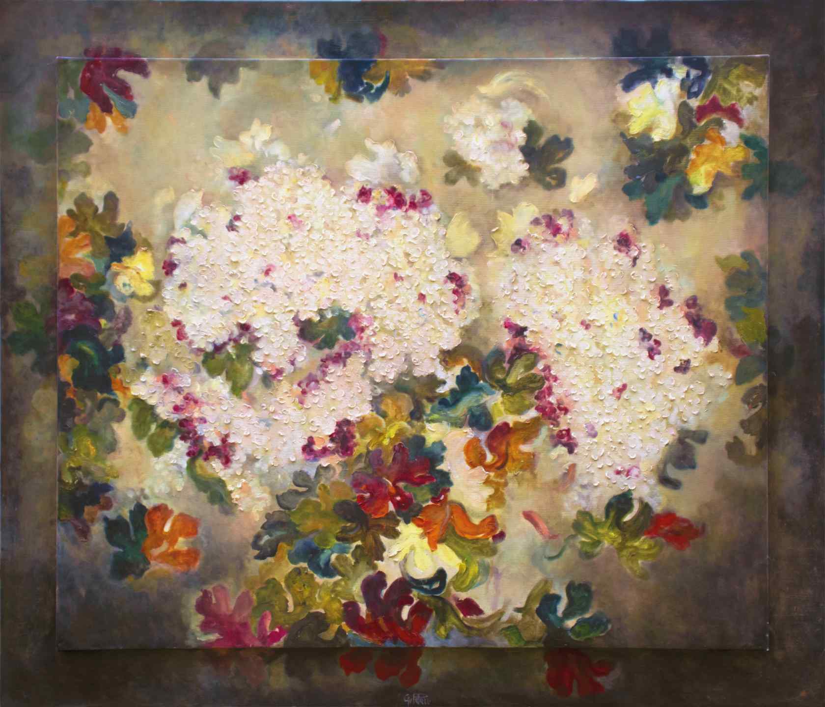 Spiragli in luce è una carta da parati realizzata da Gemma Palazzi, in arte Gianlorenzo Palazzi